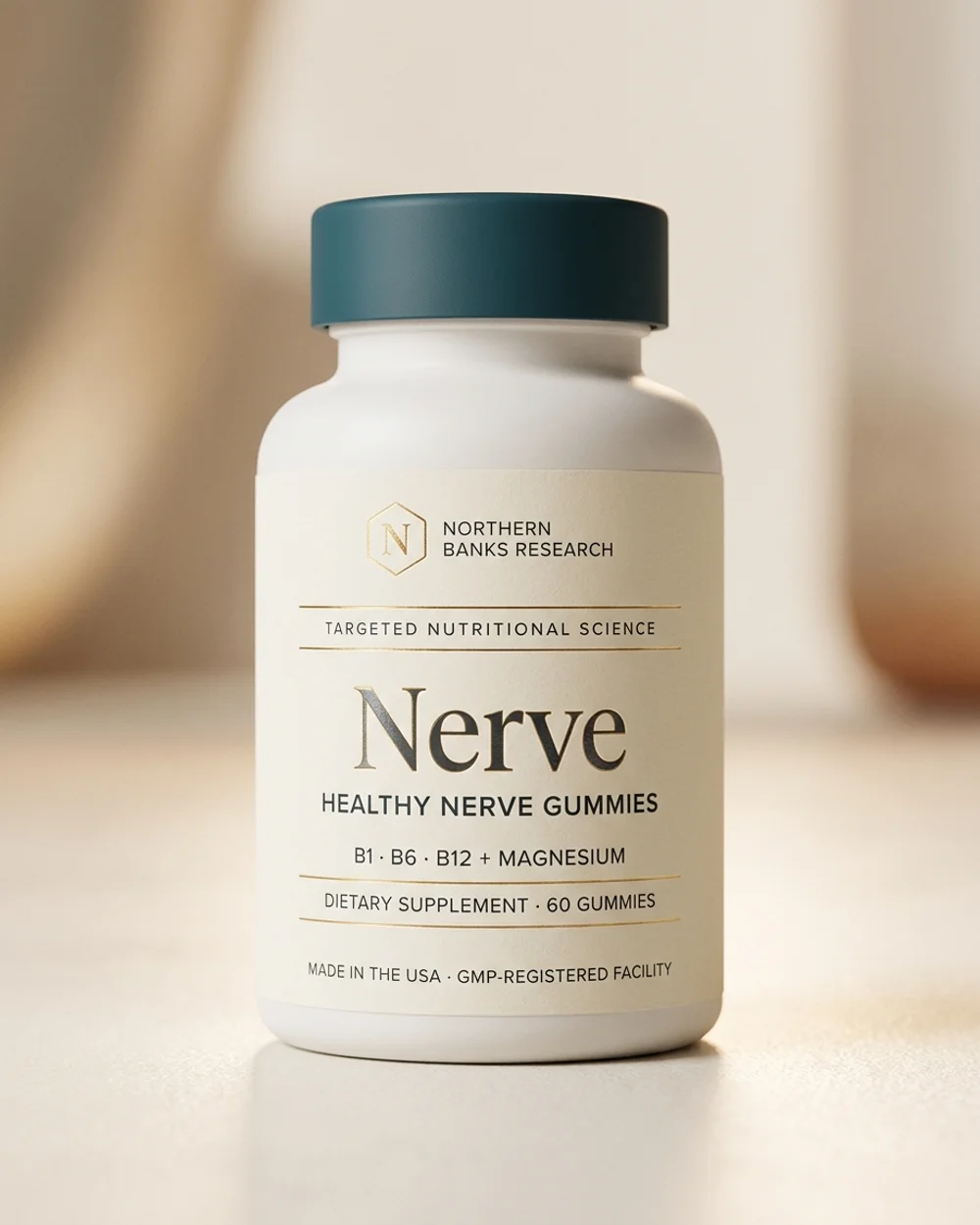 Northern Banks Research Healthy Nerve Gummies Blue Raspberry