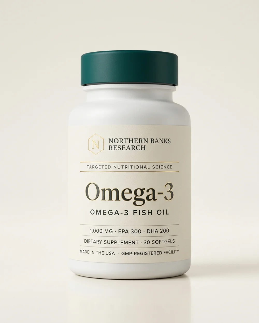 Northern Banks Research Omega-3 Fish Oil with EPA and DHA
